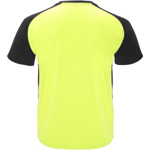 Bugatti rvid ujj uniszex sportpl, fluor yellow, solid black (T-shirt, pl, kevertszlas, mszlas)