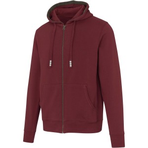 Elevate Arora cipz�ros pul�ver, Deep Burgundy