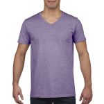 Gildan SoftStyle frfi V-nyak pl, Heather Purple (GI64V00HPU)