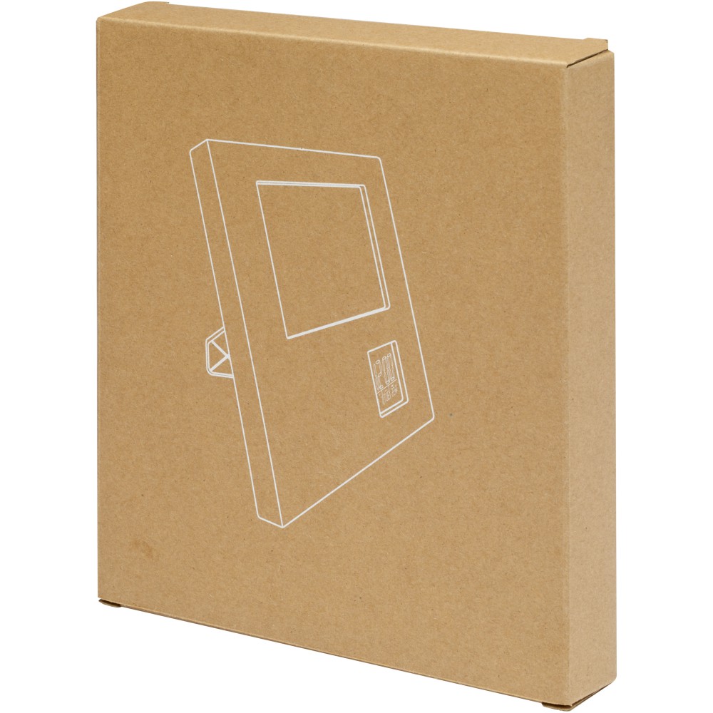 Sasa bambusz fotókeret és időjárás állomás, natúr (hőmérő)