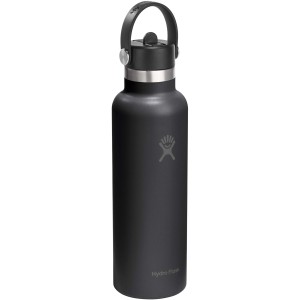 Hydro Flask Standard Mouth sz�v�sz�las kulacs, 621 ml, fekete