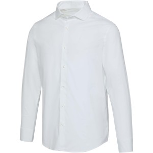 Elevate Carnelian férfi poplin ing, fehér