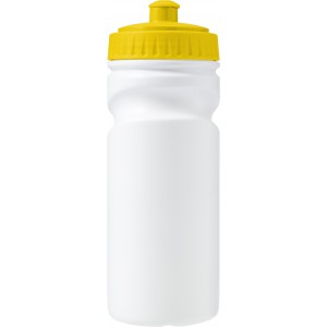 Kulacs jrahasznosthat manyagbl, 500 ml, srga (sportkulacs)