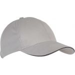 Kup Orlando 6 paneles sapka, Light Grey/Dark Grey, U (KP011LG/DG-U)