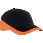 Kup Racing sapka, Black/Orange, U (KP045BL/OR-U)