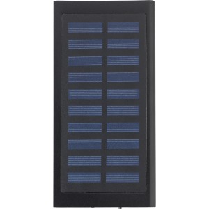 Napelemes powerbank, 8000 mAh, fekete