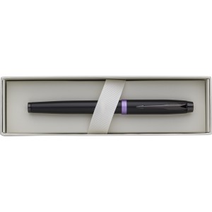 Parker IM Vibrant Rings PVD rollerball, lila/fekete (fm golystoll)