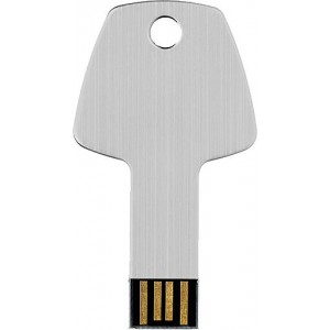 Kulcs pendrive, ezst, 16GB (raktri) (pendrive)