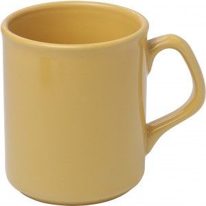Porcelánbögre, 250 ml, sárga (bögre)