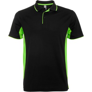 Roly Montmelo rvid ujj uniszex sportpl, solid black, lime