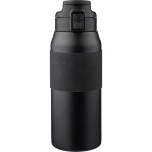 Rozsdamentes acl duplafal palack, 800 ml, fekete