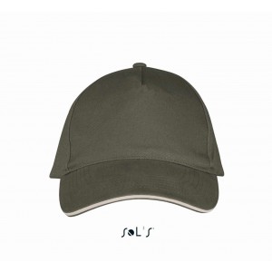 Sols Long Beach 5 paneles sapka, Army/Beige, U (sapka)