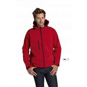 Sols Replay frfi kapucnis softshell dzseki, Pepper Red (dzseki)