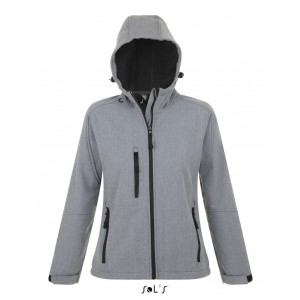 Sols Replay ni kapucnis softshell dzseki, Grey Melange (dzseki)