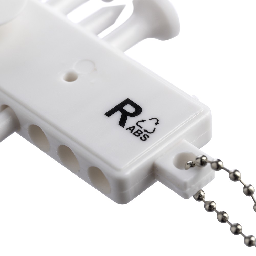 Golf tee-készlet, újrahasznosított ABS, fehér (sportszer)