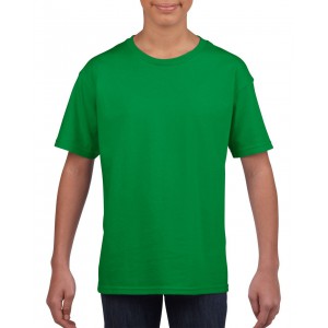 Gildan SoftStyle gyerekpl, Irish Green (T-shirt, pl, 90-100% pamut)