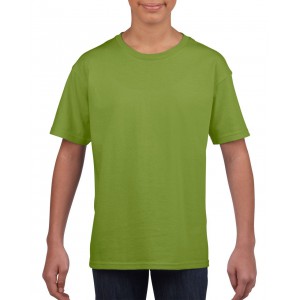 Gildan SoftStyle gyerekpl, Kiwi (T-shirt, pl, 90-100% pamut)