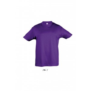 Sols Regent gyerekpl, Dark Purple (T-shirt, pl, 90-100% pamut)