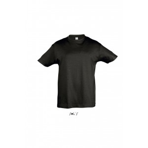 Sols Regent gyerekpl, Deep Black (T-shirt, pl, 90-100% pamut)