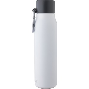 Újraacél palack, 600 ml, fehér (termosz)